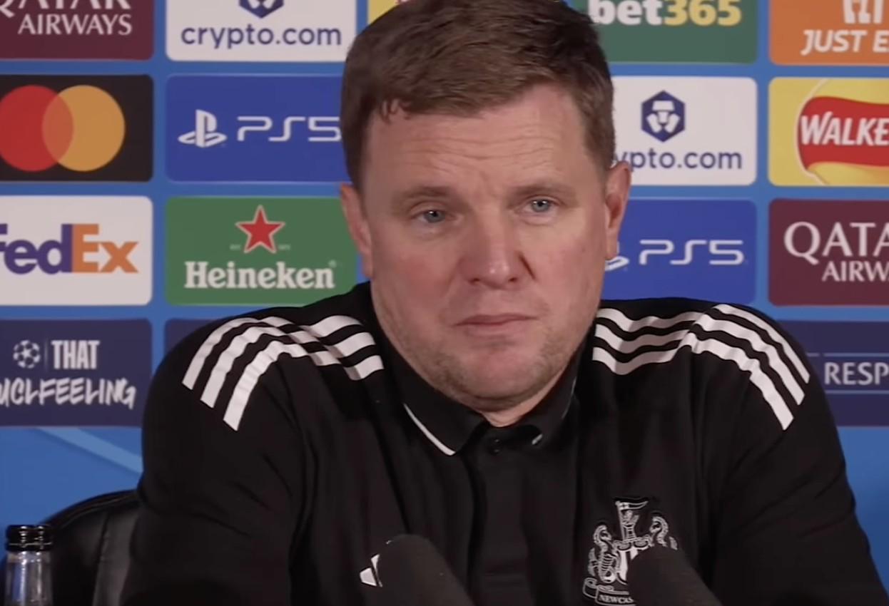 500万网彩票-埃迪-豪：踢巴黎的比赛可能是最难的，他们的风格启发了我们